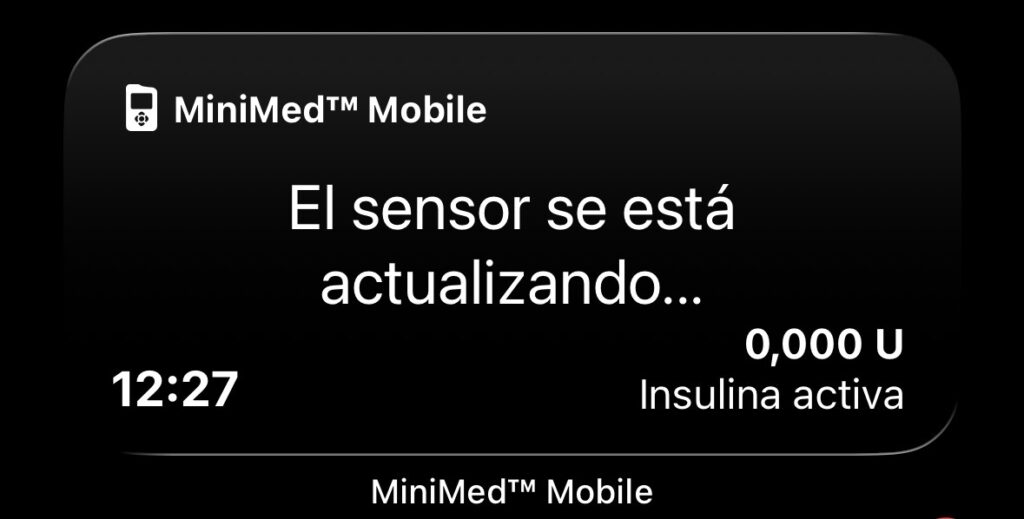 El Sensor se está actualizando