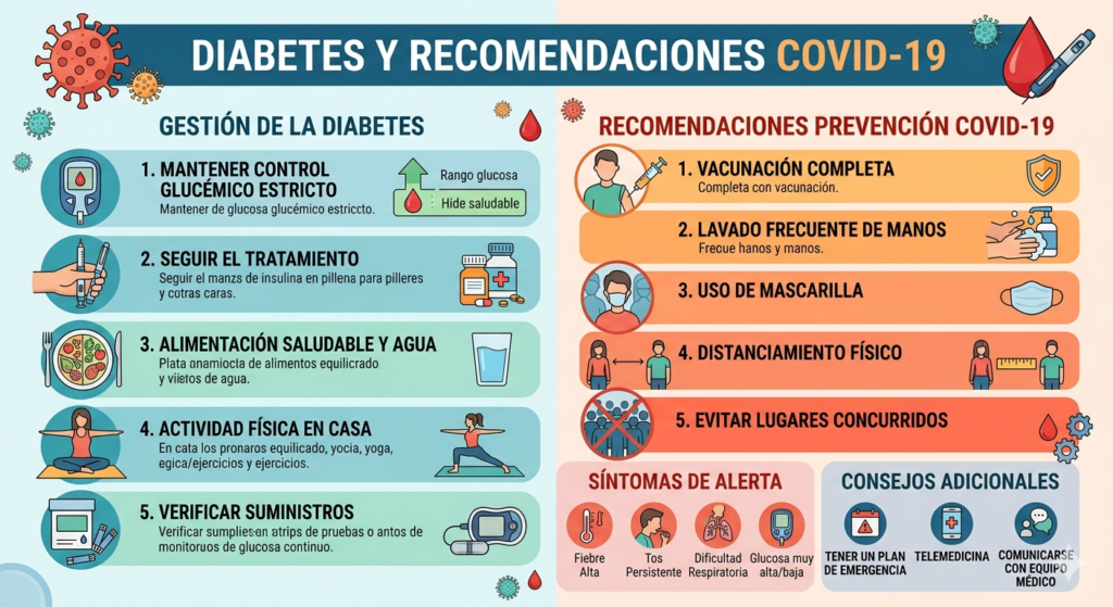 Diabetes y recomendaciones Covid-19​